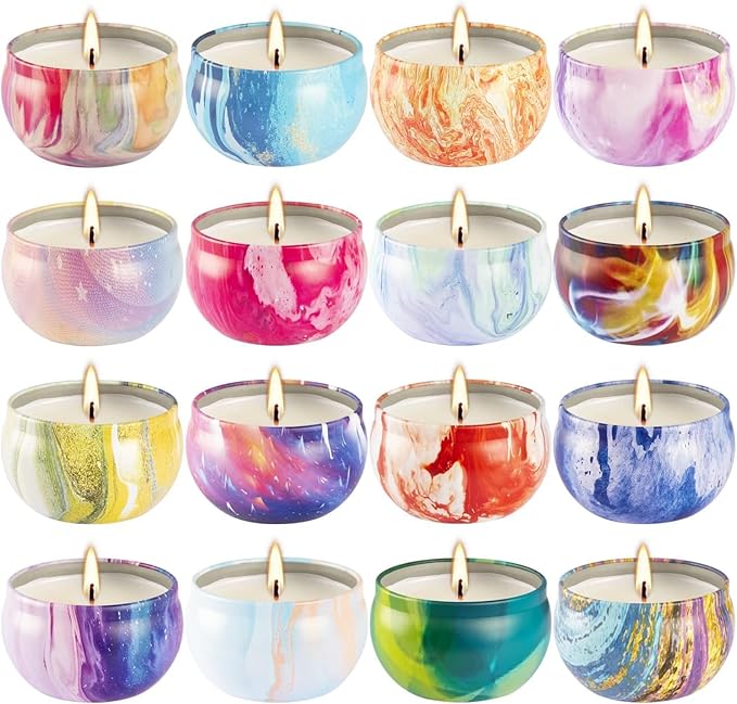 16 Pack Scented Candles Gift Set by YOROXRG