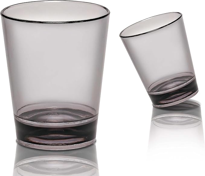 DISCOUNT PROMOS Translucent Plastic Shot Glasses 1.5 oz. Set of 10, Bulk Pack - Image 6