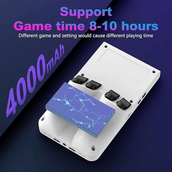 R36MAX Retro Handheld Game Console, 4.0 Inch 720x720 IPS Screen, Built-in 22 - Image 3