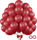110pcs Ruby Red Balloons 12 Inch Dark Red Latex Balloon Arch Kit by BAIBAOXIANG