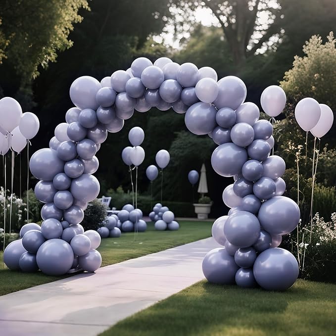 110pcs Dusty Blue Balloon 12 Inch - Image 7