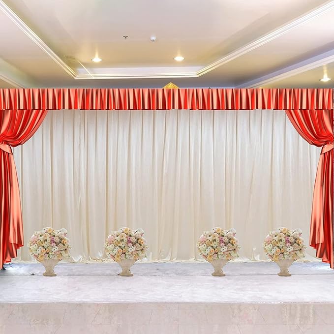 20ft x 10ft Adjustable Telescopic Heavy Duty Portable Pipe and Drape Backdrop - Image 4