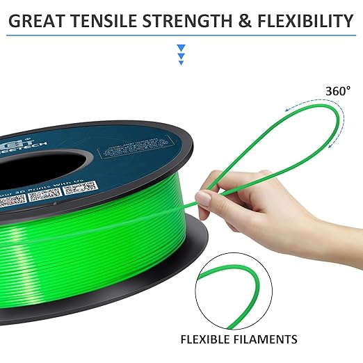 Geeetech Green PLA Filament 1.75mm, PLA 3D Printer Filament 1kg Spool - Image 2