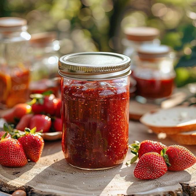 ComSaf Small Mason Jars 8 oz, 8 ounce Glass Jar - Image 6