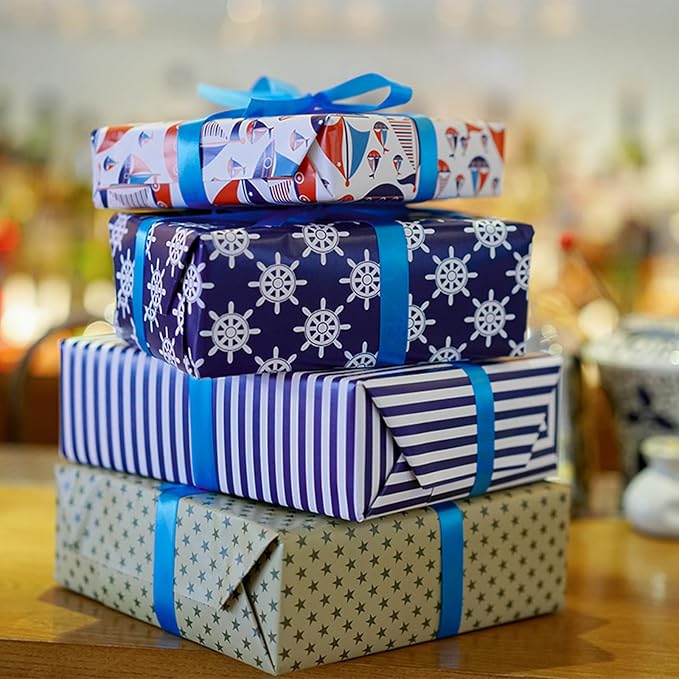 5/8" x 50 Yards Royal Blue Satin Ribbon Single Faced Fabric Ribbons - Image 5