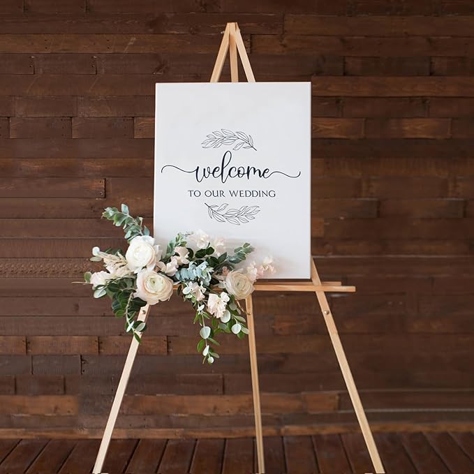 Wooden Easels for Display, Wood Easels for Wedding Signs, Stand Tripod - Image 7