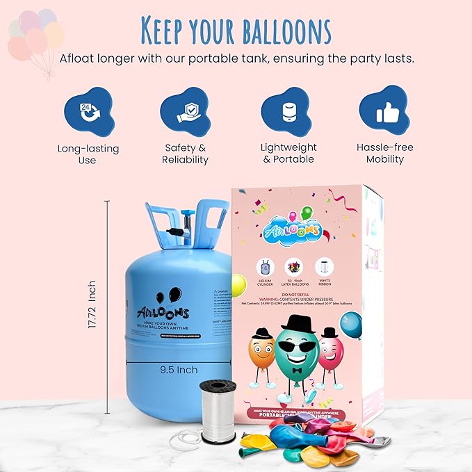 Airloons Helium Balloon Kit - Image 3