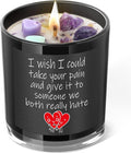Get Well Candle with Healing Crystals by AOOVOO