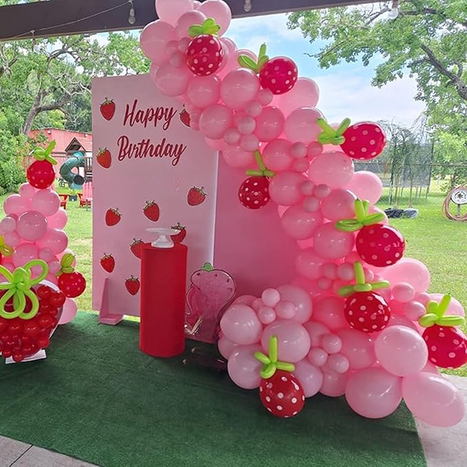 Strawberry Theme Balloons - Image 7