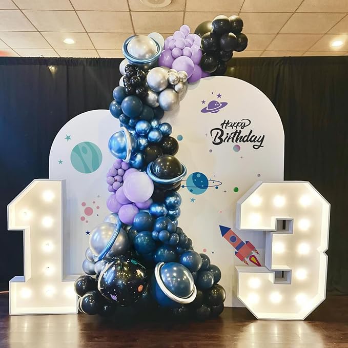 60pcs 12inch Space Balloons - Image 7