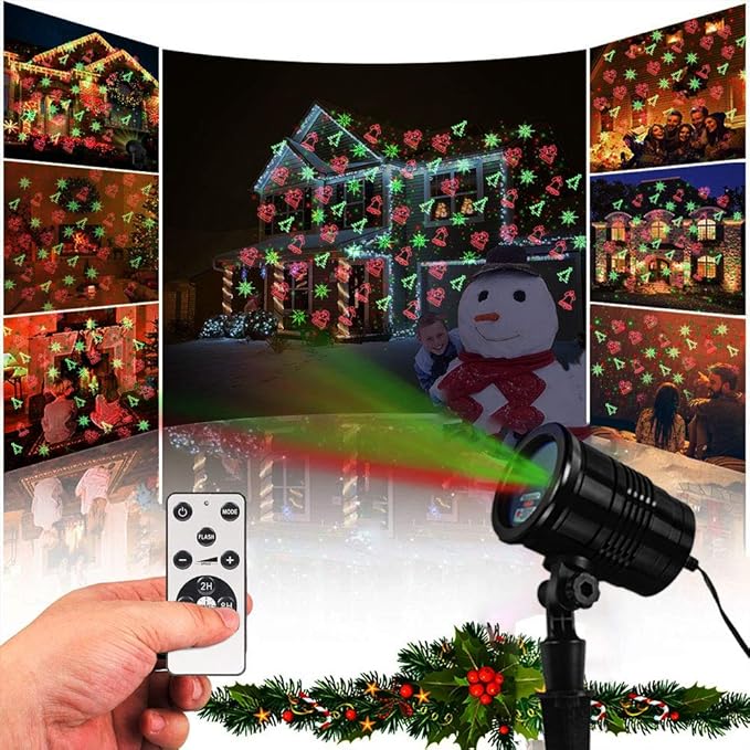 Christmas Projector Lights Outdoor, Led Christmas Laser Lights Landscape - Image 4