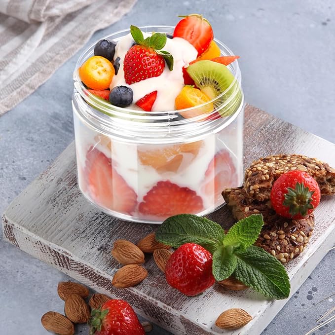 36 Packs 10 OZ Transparent Plastic Jars - Image 5
