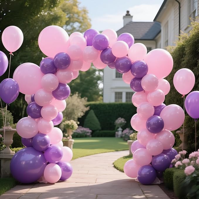 KAWKALSH Light Pink Balloon Arch Kit 111Pcs 18 12 5 Inch Latex Party Balloons - Image 6