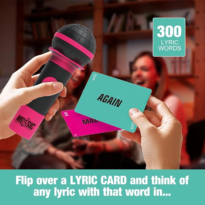Mic misheard Music Trivia Card Game, Karaoke Party Game - Image 2