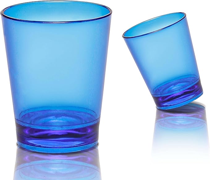 DISCOUNT PROMOS Translucent Plastic Shot Glasses 1.5 oz. Set of 10, Bulk Pack - Image 6