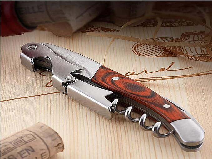 Professional Waiter Corkscrew Wine Key - Image 3