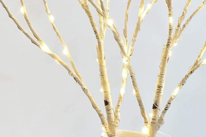 Fudios Lighted Birch Branches 18IN 70 White Willow LED - Image 7