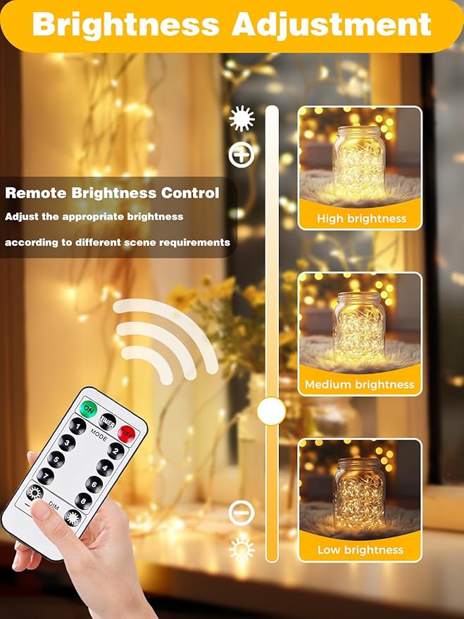 4 Pack 60LED Battery Operated Fairy Lights - Image 5