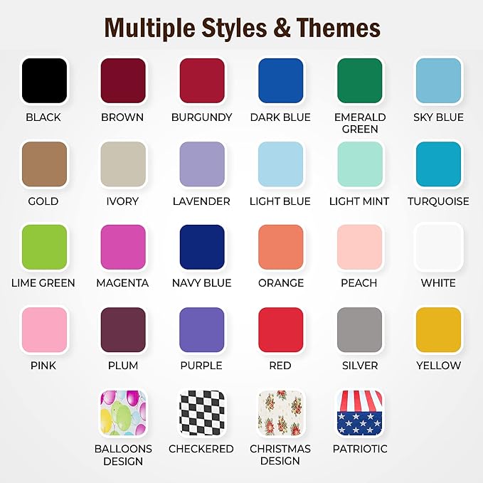 Exquisite 12-Pack Premium Plastic 84-Inch Round Tablecloth - Image 6