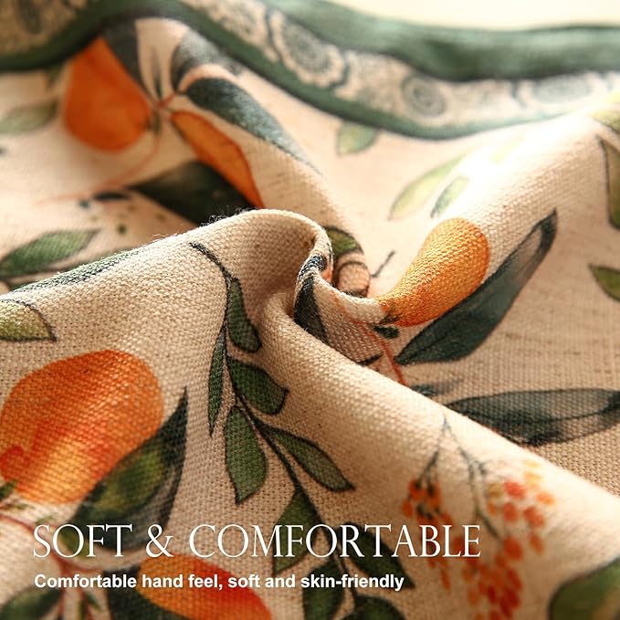 patdrea Designer Vintage Fresh Farmhouse Linen Table Runner 102 Inch Long - Image 5