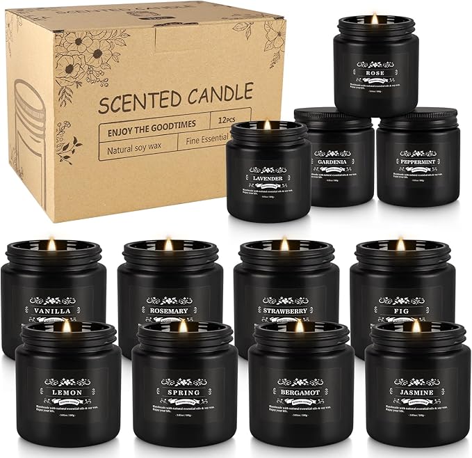 12 Pcs Halloween Scented Candles - Image 9