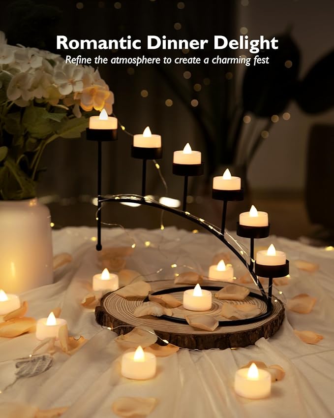 Beichi 100-Pack Flameless LED Tea Light Candles Bulk - Image 2