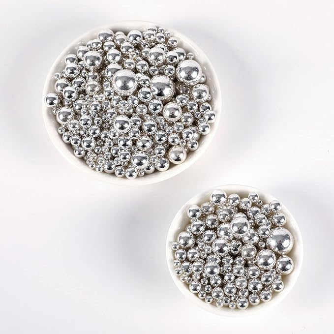 Kasvan Silver Pearl Sugar Sprinkles - Image 6