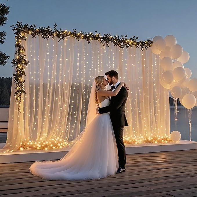 10×8ft Tulle Backdrop Curtains - Image 7