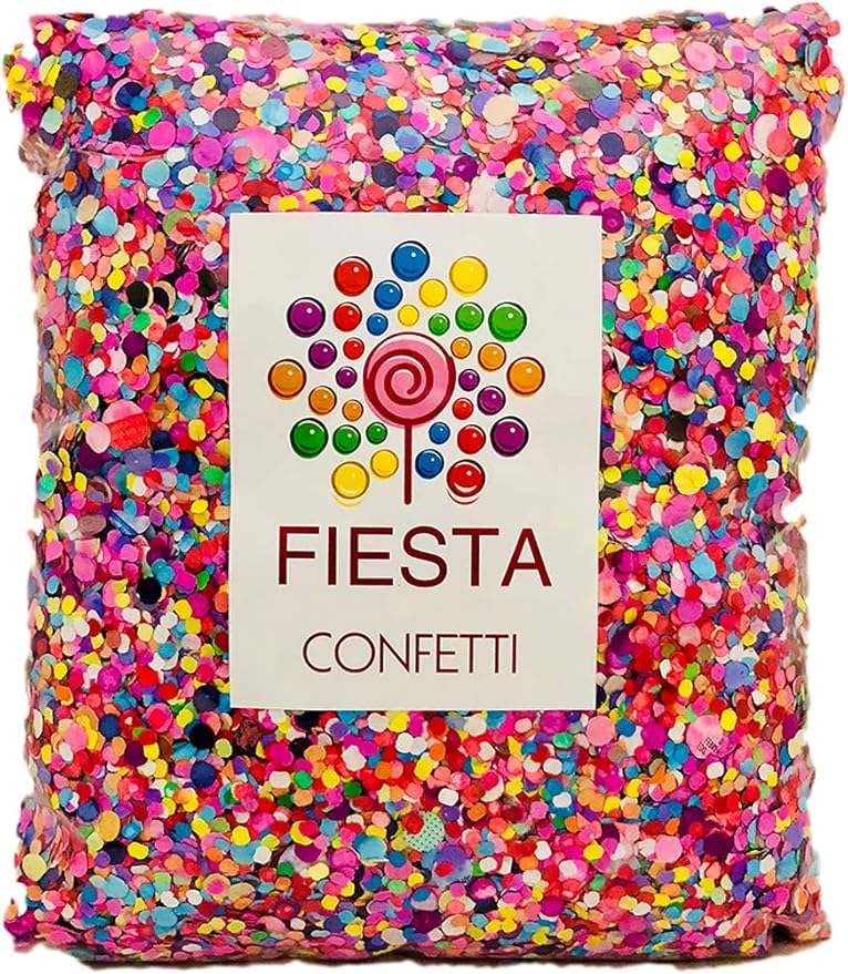 Fiesta Confetti.Value Mexican Colorful Paper Confetti. Jumbo Bag .95lb/425gr. by Fiesta+Brands