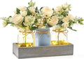 Mkono Mason Jar Lights Centerpiece Table Decor by Mkono