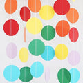 Circle Dots Paper Party Garland Streamer Backdrop by Chloe+Elizabeth