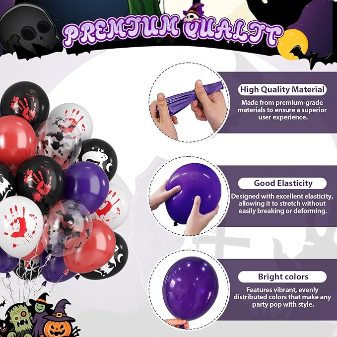 Paready Halloween Balloons - Image 3
