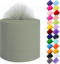 Tulle Fabric Roll, 6” by 200 Yards Tulle Organza Fabric Spool by ICOSHOW