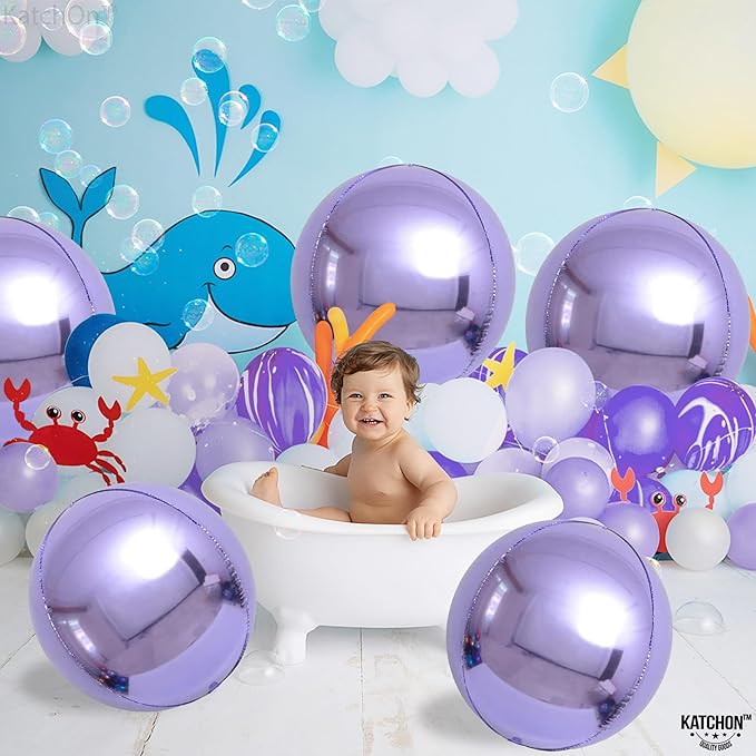 KatchOn, Big Purple Mylar Balloons - Image 4
