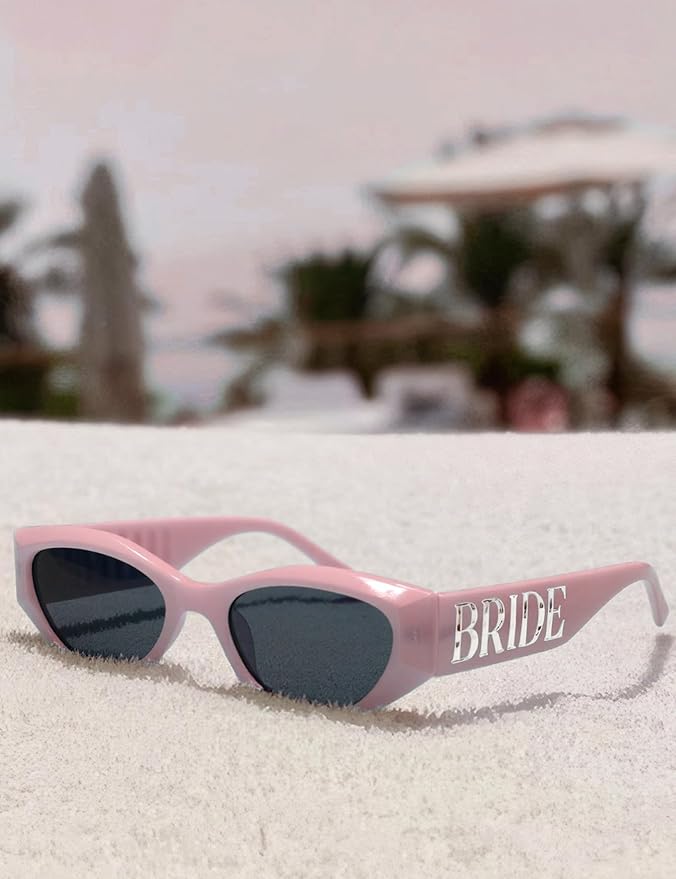 Marble Bride Sunglasses, Bride to be Decorations Glasses, Bachelorette Bach - Image 7