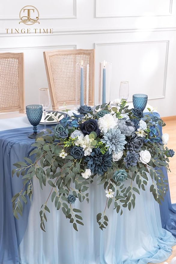 TINGE TIME Artificial Sweetheart Flower Swag - Image 6