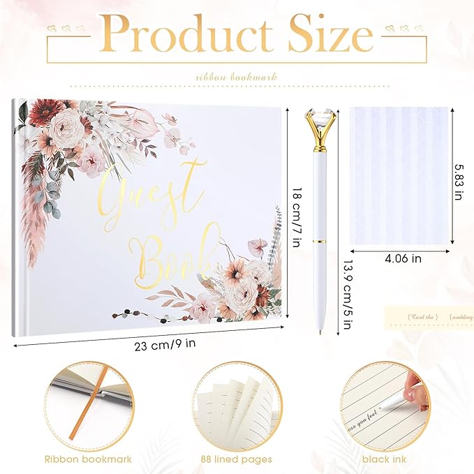 Wedding Guest Book Personalized Photo Guestbook to Sign at Reception Wedding - Image 3