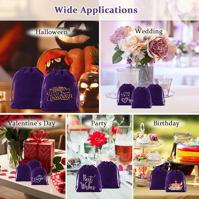 Shintop 10 pcs Velvet Bags - Image 7