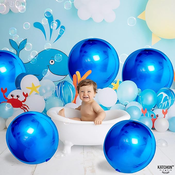 KatchOn, Large Blue Mylar Balloons - Image 6