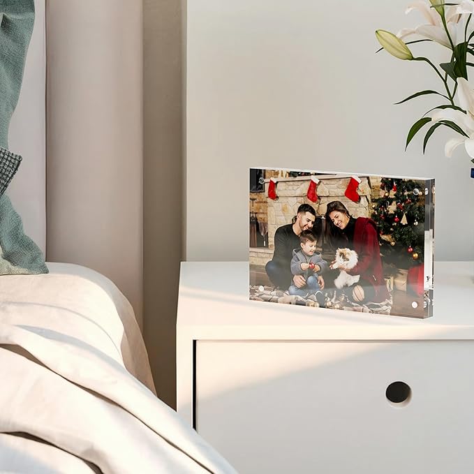 4x6 Acrylic Picture Frame 1 Pack, Desktop Display Decor Gift - Image 6