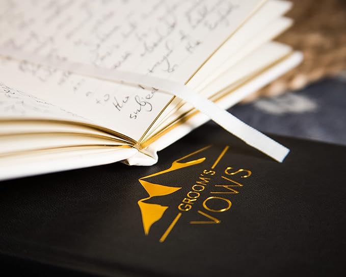 Groom's and Bride's Vows Wedding Vow Books - Image 5