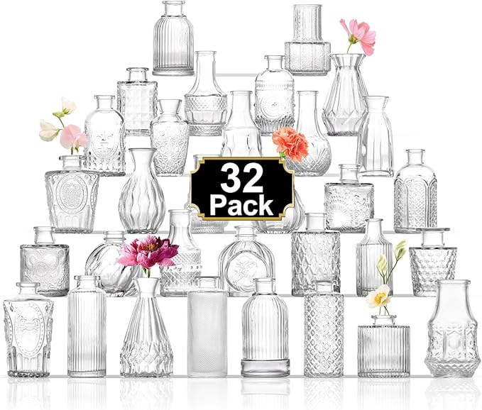 Bud Vases in Bulk 32, Small Vases by ROLLSCERAY