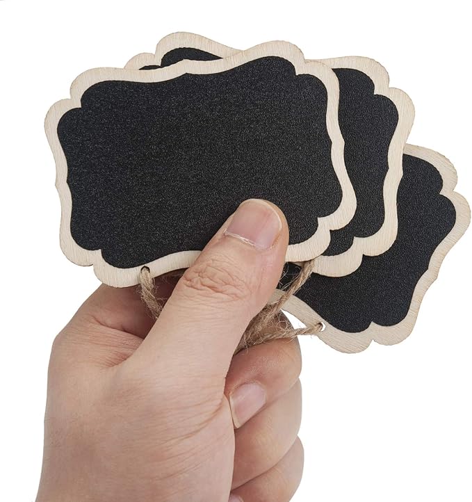ONUPGO 20 Pack Chalkboard Tags - Image 3