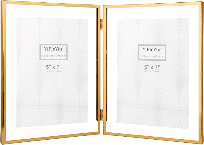 7x9''Gold Double Floating Frame - Image 8