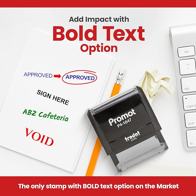 Promot Self Inking 1 Line Custom Stamp - Image 6