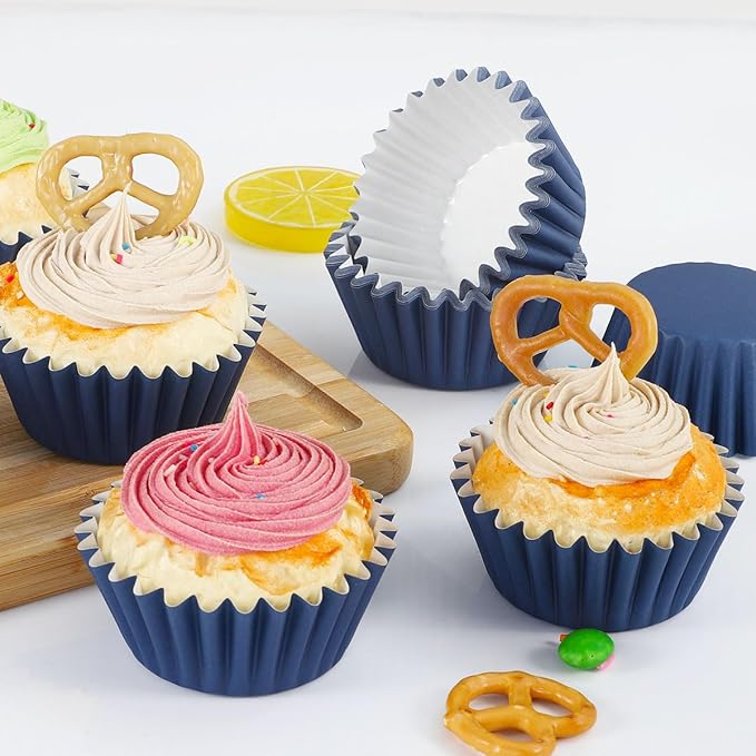 Caperci Grease-Resistant Standard Cupcake Liners 150 Counts - Image 2