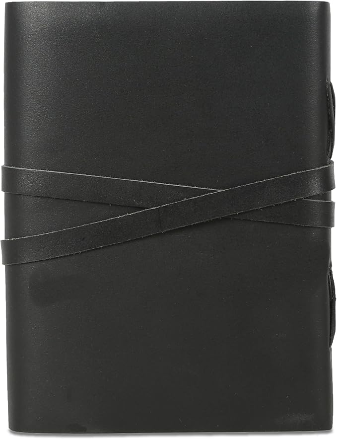 Leather Journal with Lined and Unlined Deckle Edge Paper 8x6 inch and Vintage - Image 3