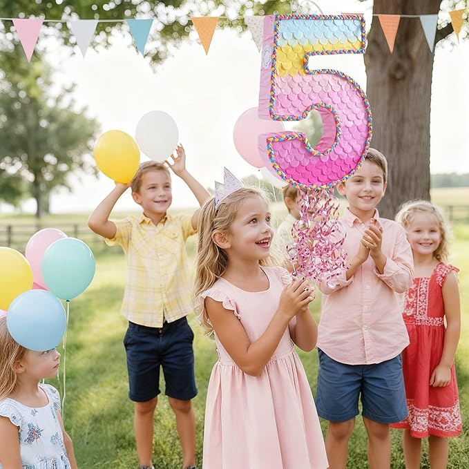 WERNNSAI Pink Sweet Five Pinata - Image 7