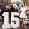 imprsv 3FT Marquee Numbers 15, Light Up Numbers by Letsmakeitimpressive