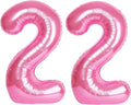 number pink 22 balloon by Upgesy